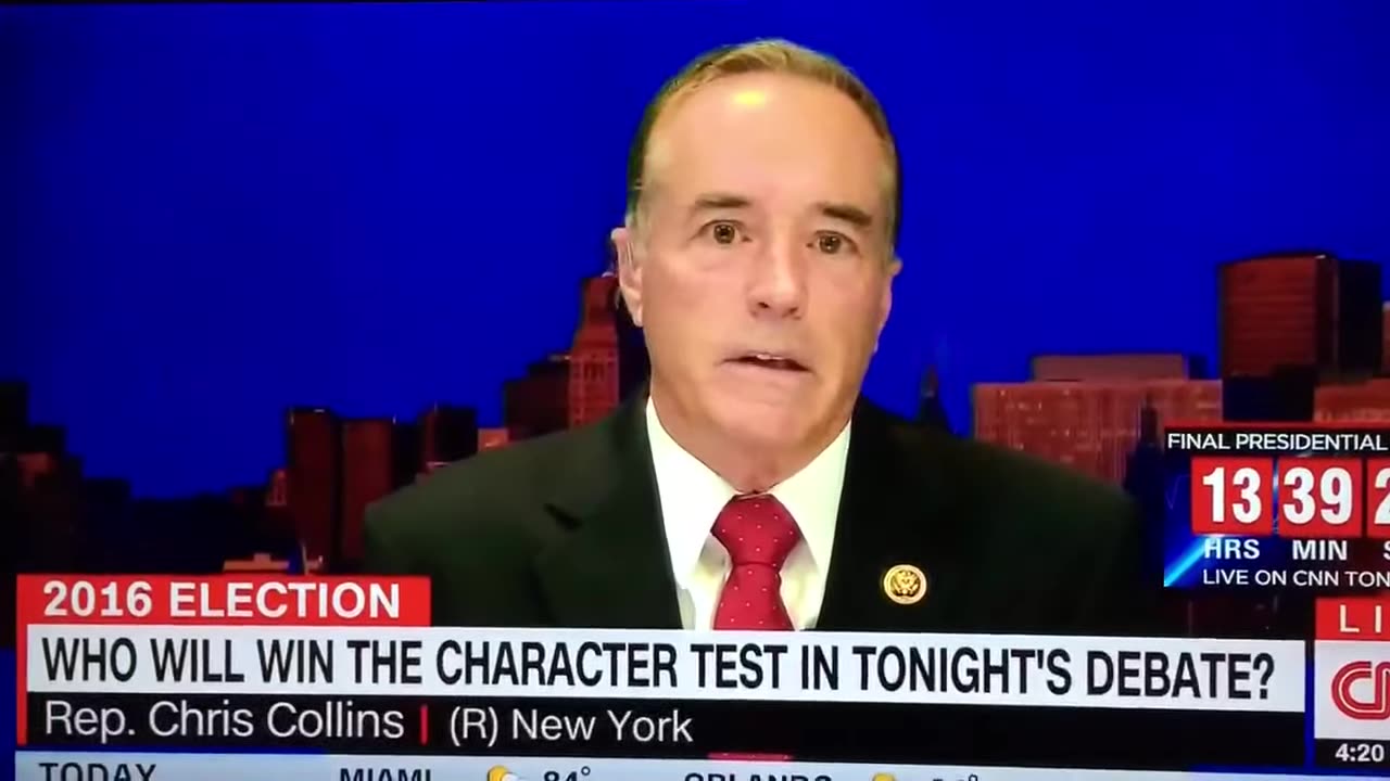 CNN Sensors US Congressman OFF AIR