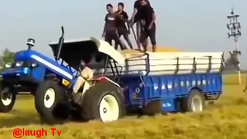 Funny Indian Tractor compilation 2017