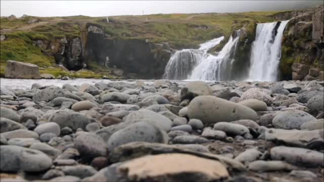 Natural Waterfall/Waterfall capture by drone camera