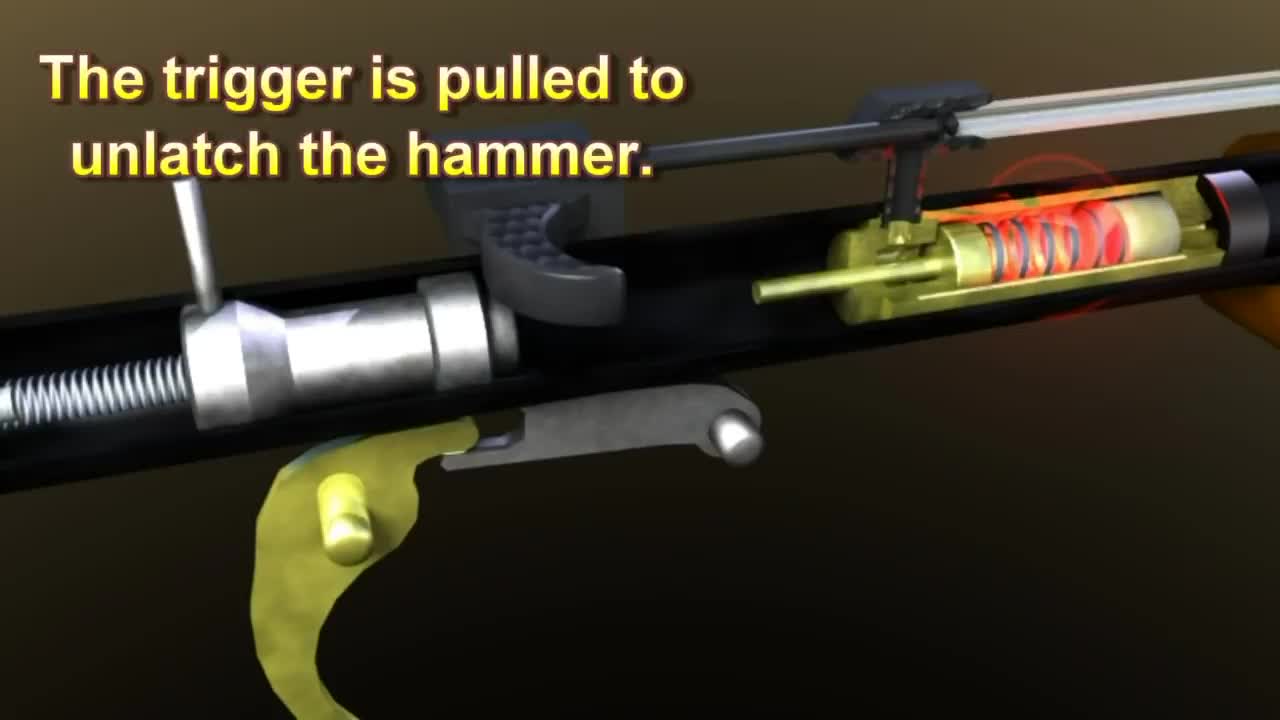 Crosman Power Master 66 air rifle technical animation