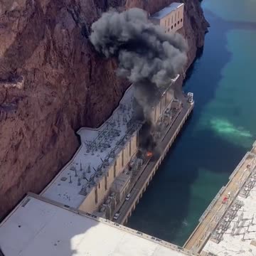 Tűz a Hoover gáton / Fire at the Hoover Dam