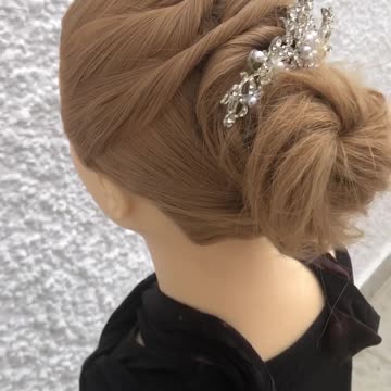 Easy updo hairstyles long hairstyles by Amal Hermuz