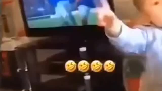 Little football fan