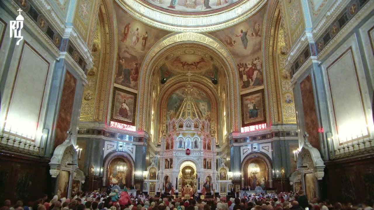 Liturgy for children in the Cathedral of Christ the Savior