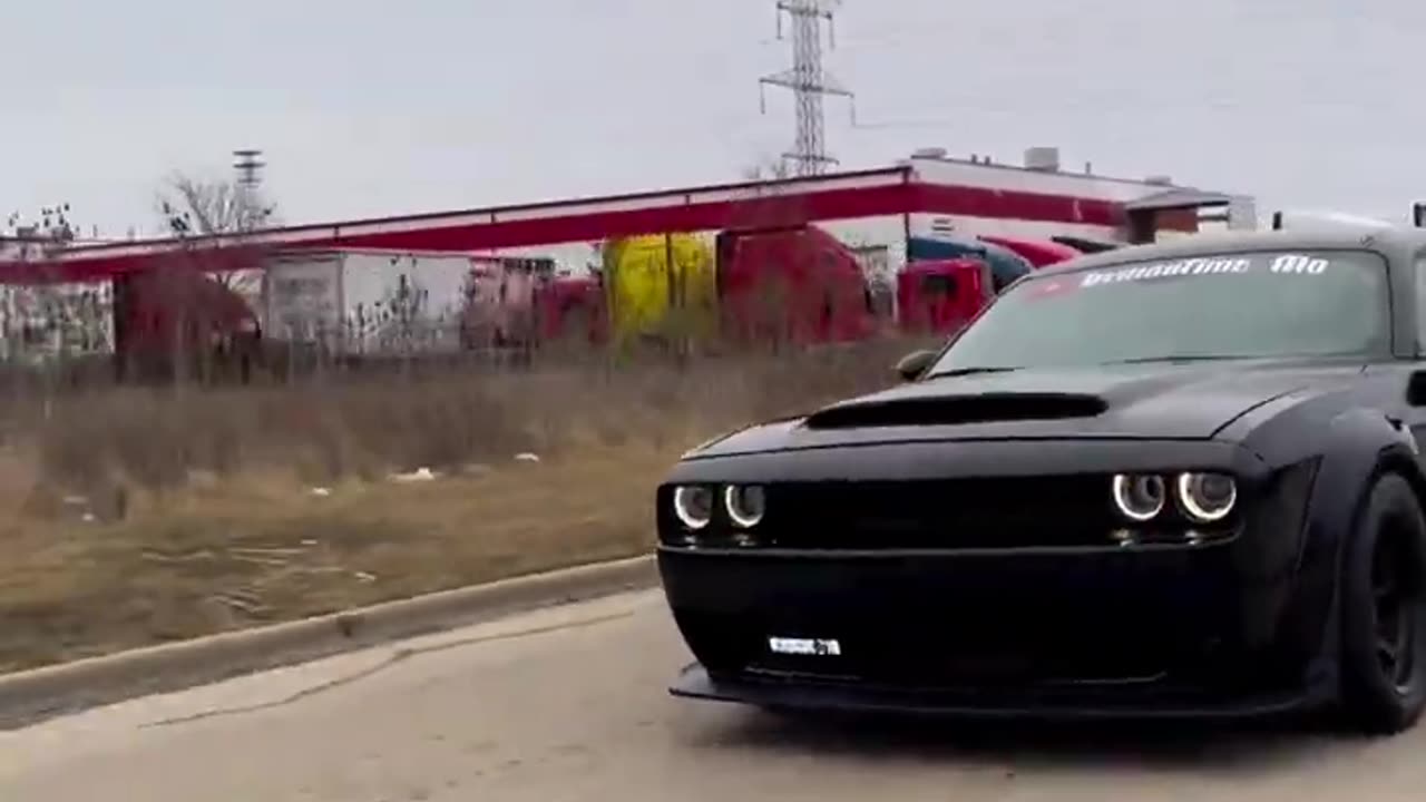 Dodge Hellcat angry mood