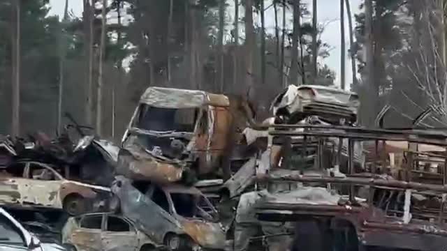 🚨 The biggest car cemetery near Kiev!