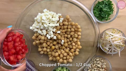 High Protein Salad | प्रोटीन सलाद | Weight Loss Recipe | Chickpea Salad