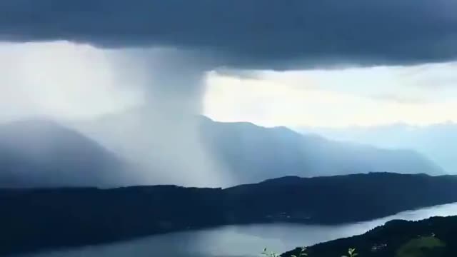 Broke Cloud 🌥 In Austria captured by photographer Peter Maier