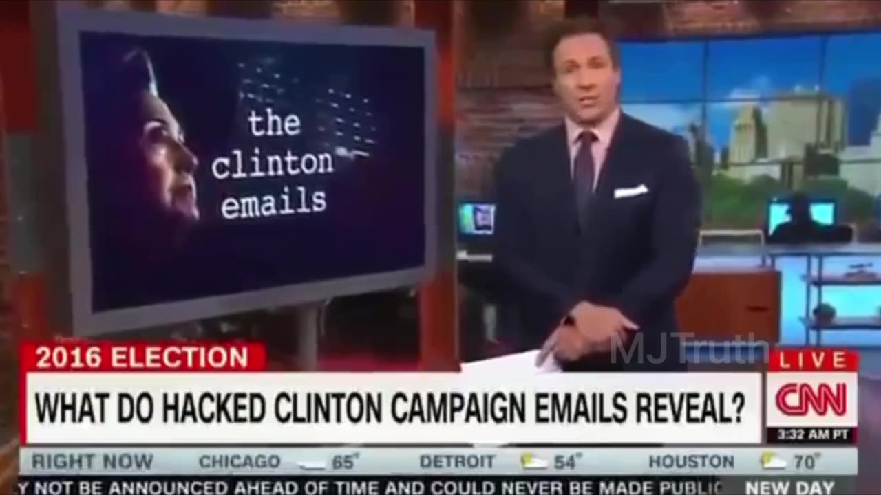 Chris Cuomo Lied - Claiming that looking at the DNC & Podesta Wikileaks Emails was Illegal
