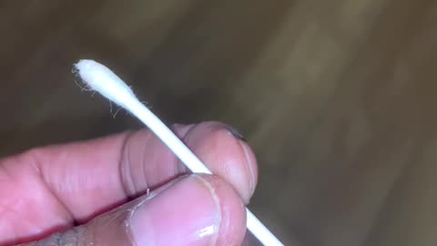 Watch The Cotton Bud Very Closely At The Start Of The Video