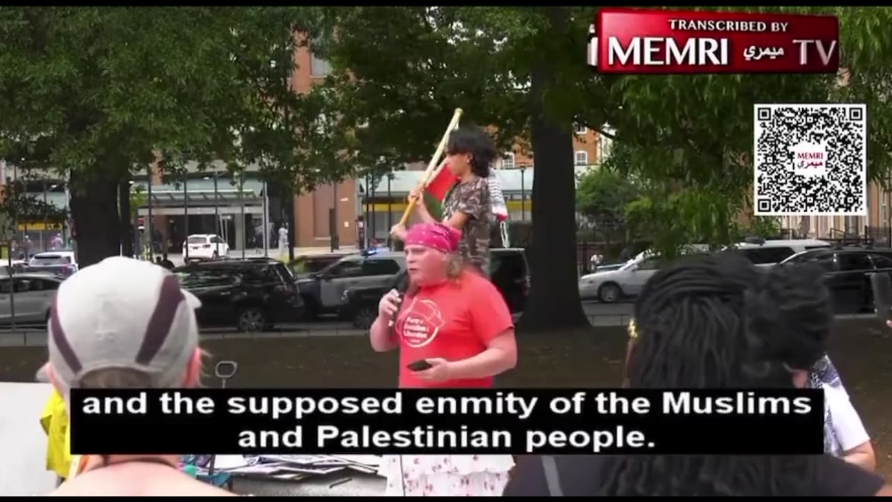 🎥 A clueless transgender embraces Hamas, and claims the group isn't anti-LGBTQ