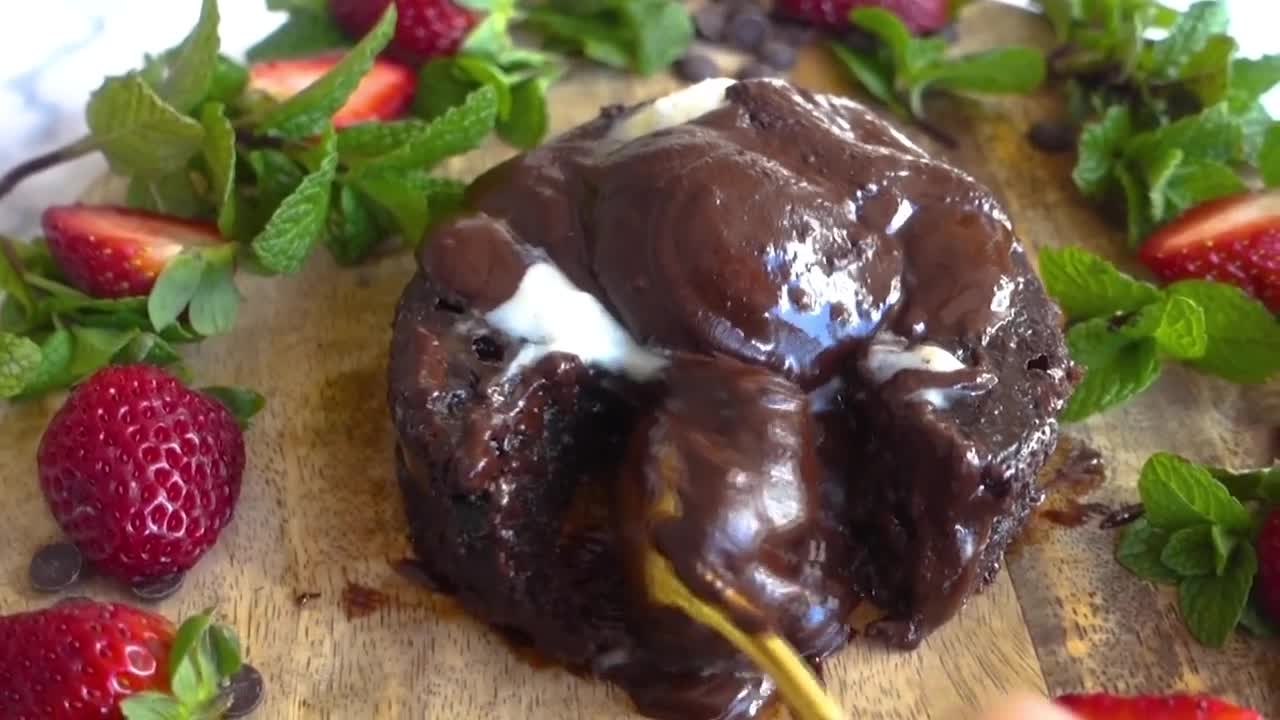 Keto Chocolate Lava Cake