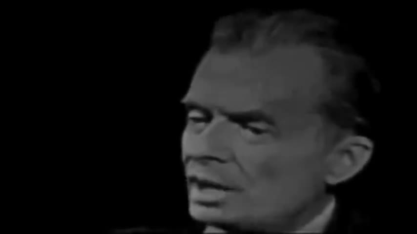 BRAVE NEW WORLD AUTHOR ALDOUS HUXLEY INTERVIEW WITH MIKE WALLACE 1958 - USE DRUGS TO RULE - NWO