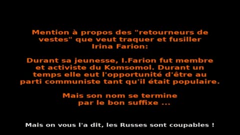Irina Farionová, poslankyně za Svobodu: "Máme jen jeden cíl: zničit Moskvu"