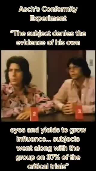 The Group conformity experiment Part 2