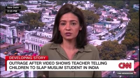 Hindu teacher makes her student slap Muslim kids in school in India