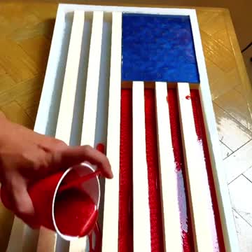 Very Creative Woodworking Project Ideas 😜Usa Flag #short