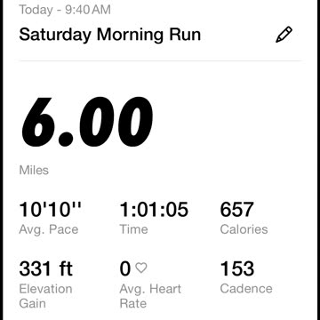 I RAN to Wells Fargo Bank, 6 Miles