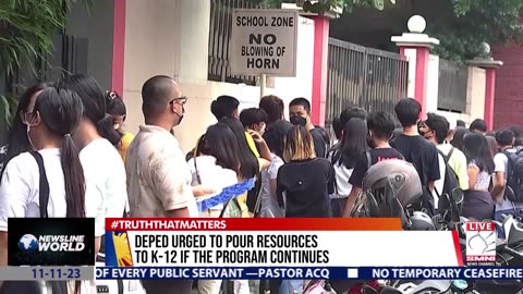 DepEd urged to pour resources to K-12 if the program continues