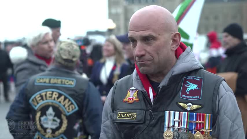 Canadian Veteran Knows the Value of Freedom. FRIEND OF FREEDOM CONVOY.