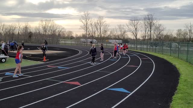 3.31.21 Girls 400m Dash 2nd and 3rd Heats