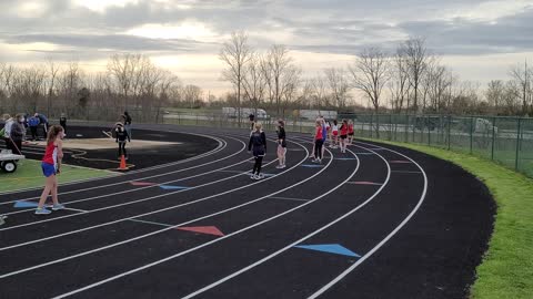 3.31.21 Girls 400m Dash 2nd and 3rd Heats