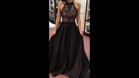 Black Satin Prom Dress- Beautiful and Gorgeous Women