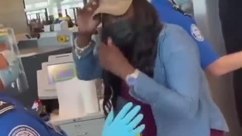 What's Under the Hat TSA Search Catches Girl Off Guard