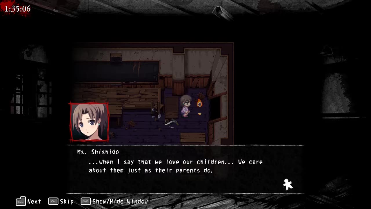 Corpse Party 2021 chapter 2 end 1 true ending