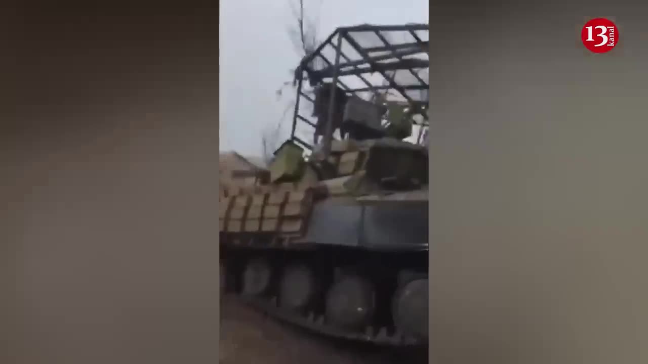 Russian reporter shared the image of invaders' wrecked equipment - tanks, vehicles...