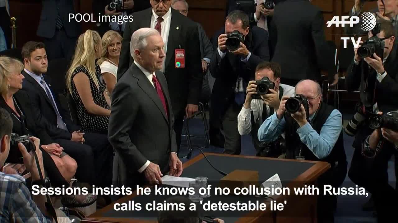 Jeff Sessions Testifies He Had "No Knowledge" Of Russian Influence