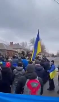 Starobielsk resists! 02.03.2022, Luhansk region.