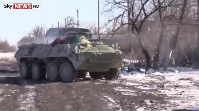 Ukraine Gun Battle Caught On Camera