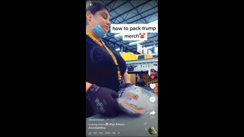 Amazon Employee Damages Trump Merchandise On TikTok Video