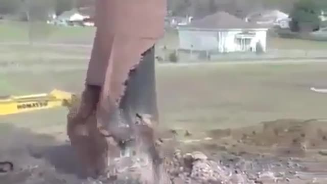 Demolition of chimney