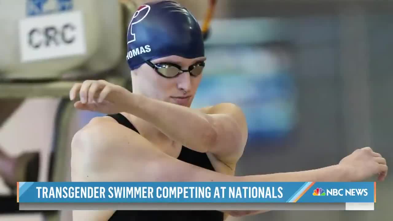 🏅Transgender Swimmer Lia Thomas Ties For 5th Place In NCAA Nationals🏊‍♀️