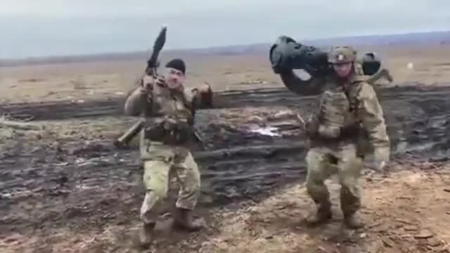Soldiers Having Some Fun