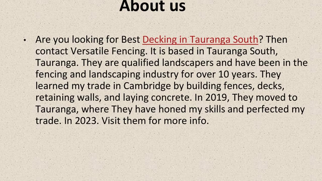 Best Decking in Tauranga South.