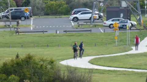 A kid has a go at me because I was filming the area Melbourne Australia