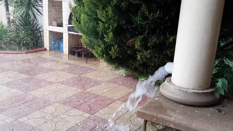 Rainy Day in Baku, Azerbaijan