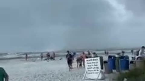 Tornado just after noon 3/12/22 on Fort Myers Beach