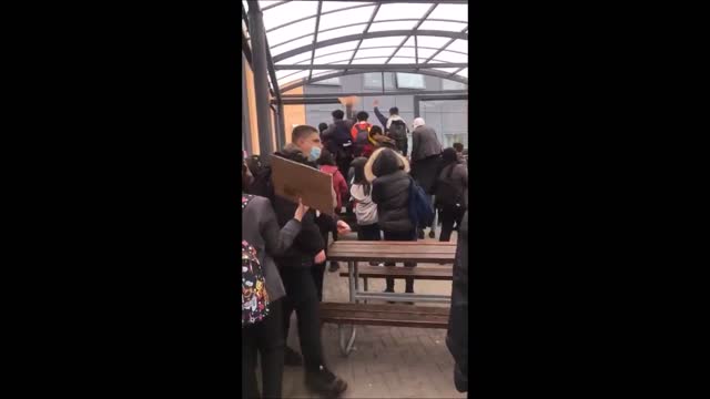 BREAKING : Meanwhile at Judgemeadow Community College, Leicester...TNTV