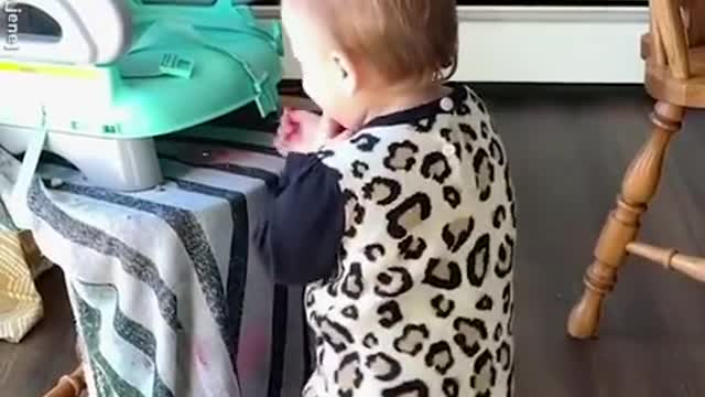 Funny baby video