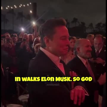 Speaker at Mar-a-Lago “Where is the George Soros of the Right?” Elon Musk Raises hand