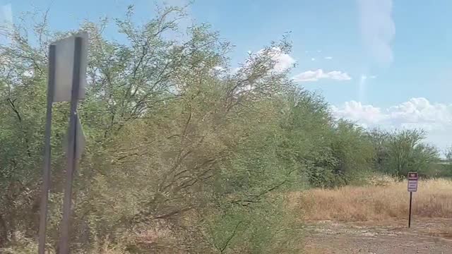 Man Follows Huge Dust Devil Into Dry Lake