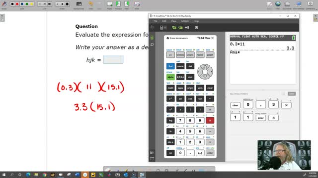 Evaluate multi-variable expressions - IXL 8.V.6 (QZT)