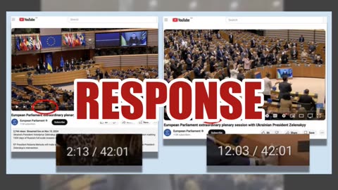 Fact Check: Video Does NOT Show EU Parliament Ovation For US Allowing Ukraine To Deep Strike Russia