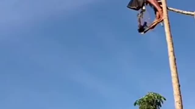 Fishing on top of the world pole