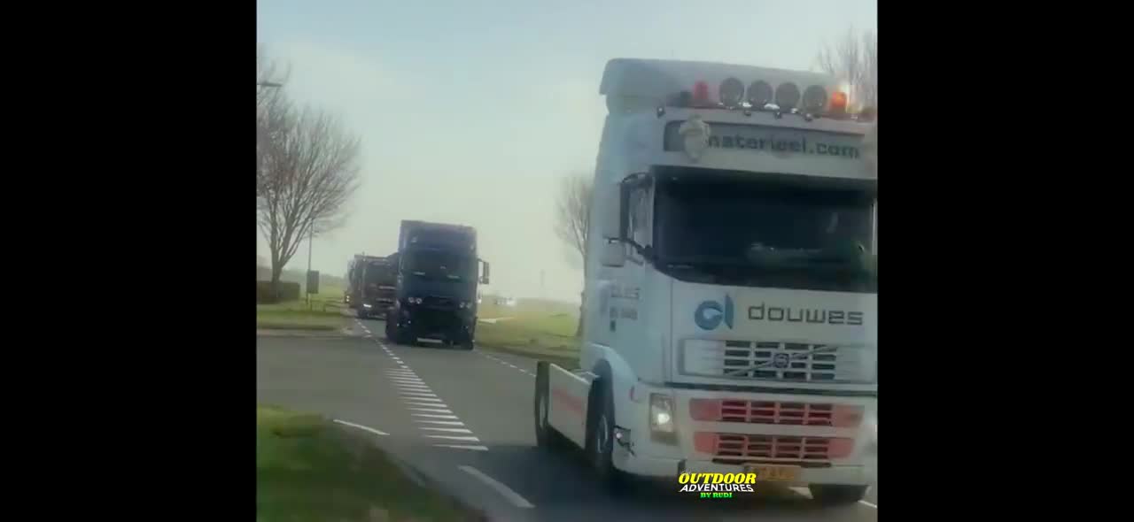 Dutch Truckers Joined The Canadian Freedom Convoy 2022