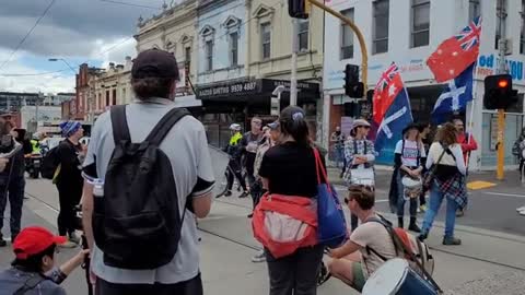 Marching for the vaccine injured.